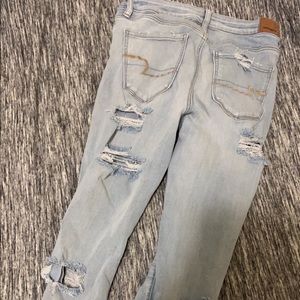 Ripped American eagle jeans
